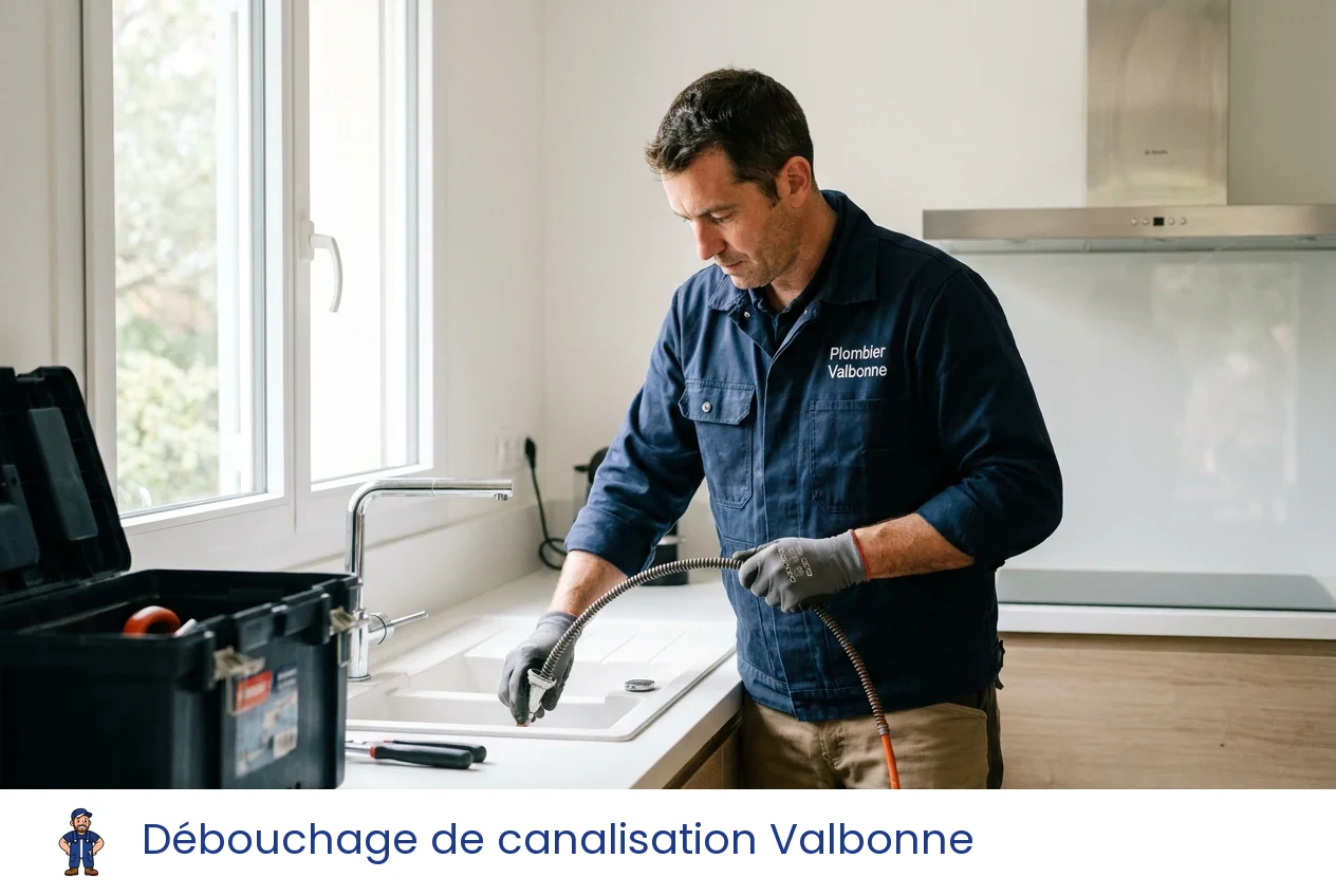 Débouchage de canalisation à Valbonne