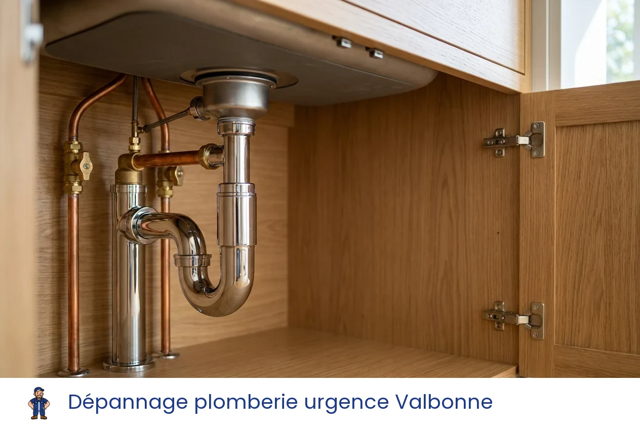 Dépannage plomberie urgence à Valbonne