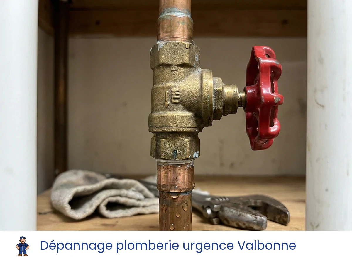 Dépannage plomberie urgence à Valbonne