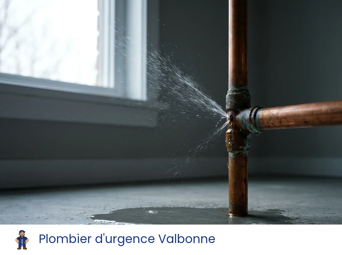 Plombier d'urgence à Valbonne