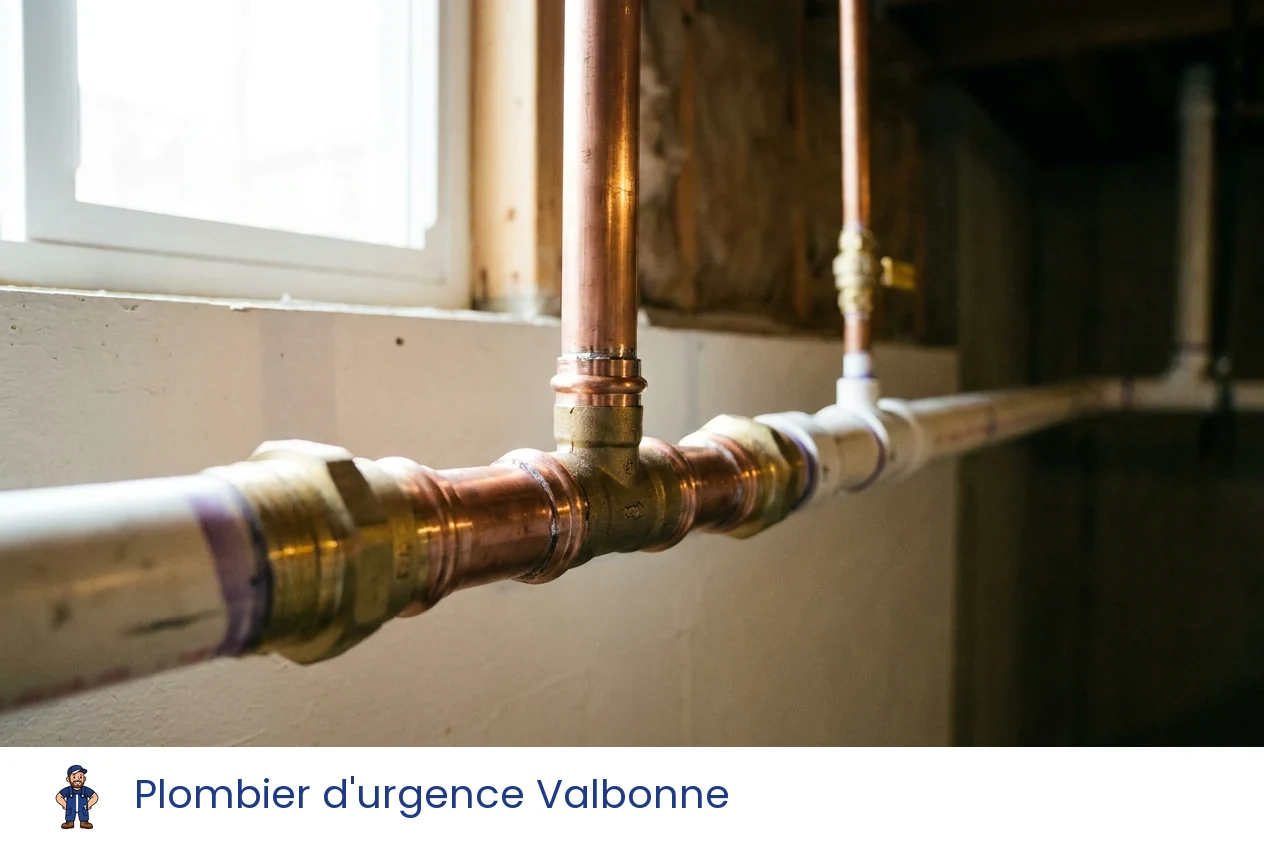 Plombier d'urgence à Valbonne