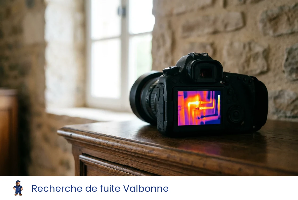 Recherche de fuite à Valbonne