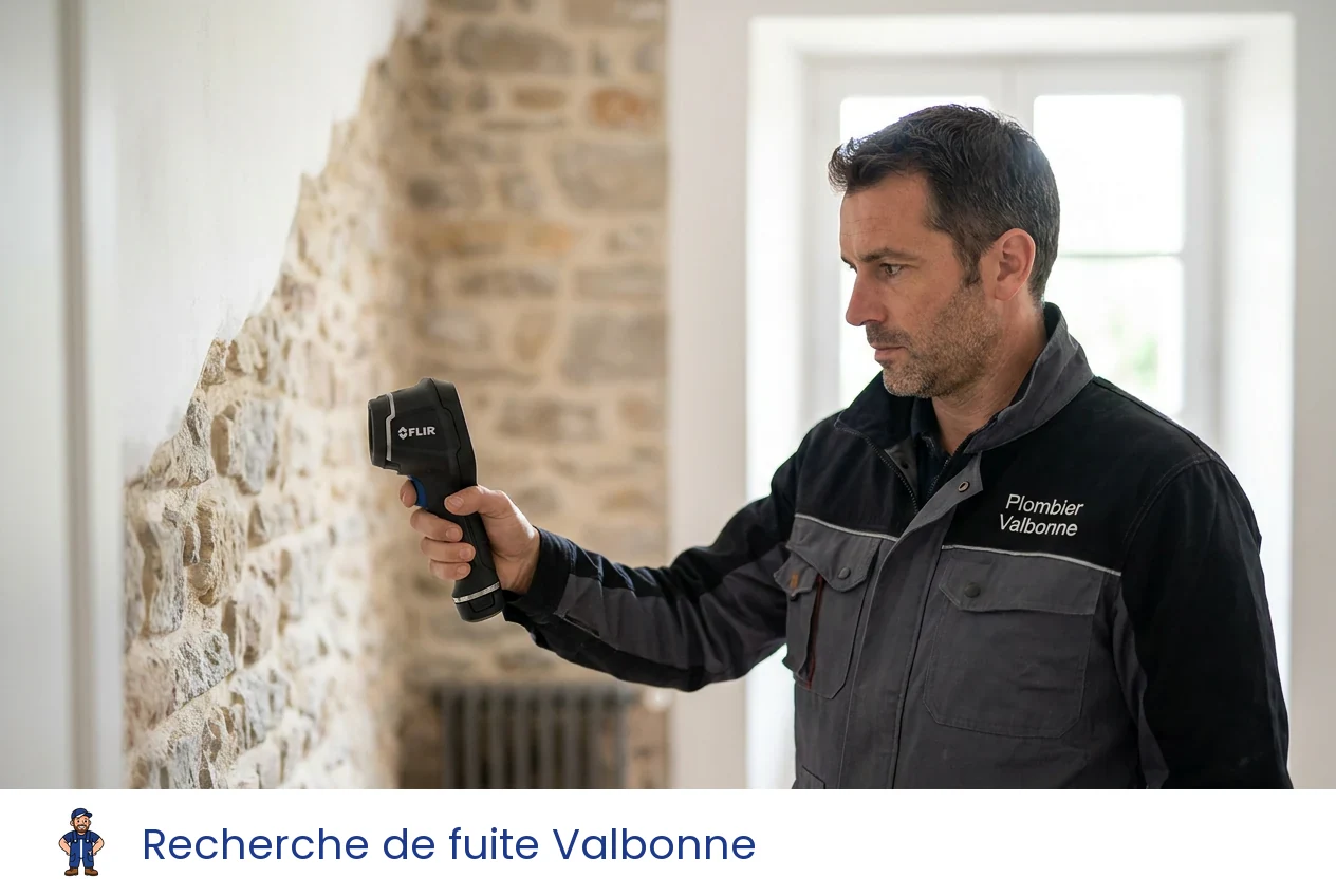 Recherche de fuite à Valbonne