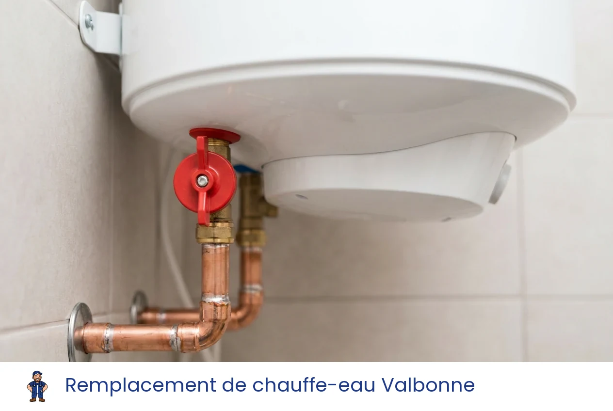 Remplacement de chauffe-eau à Valbonne