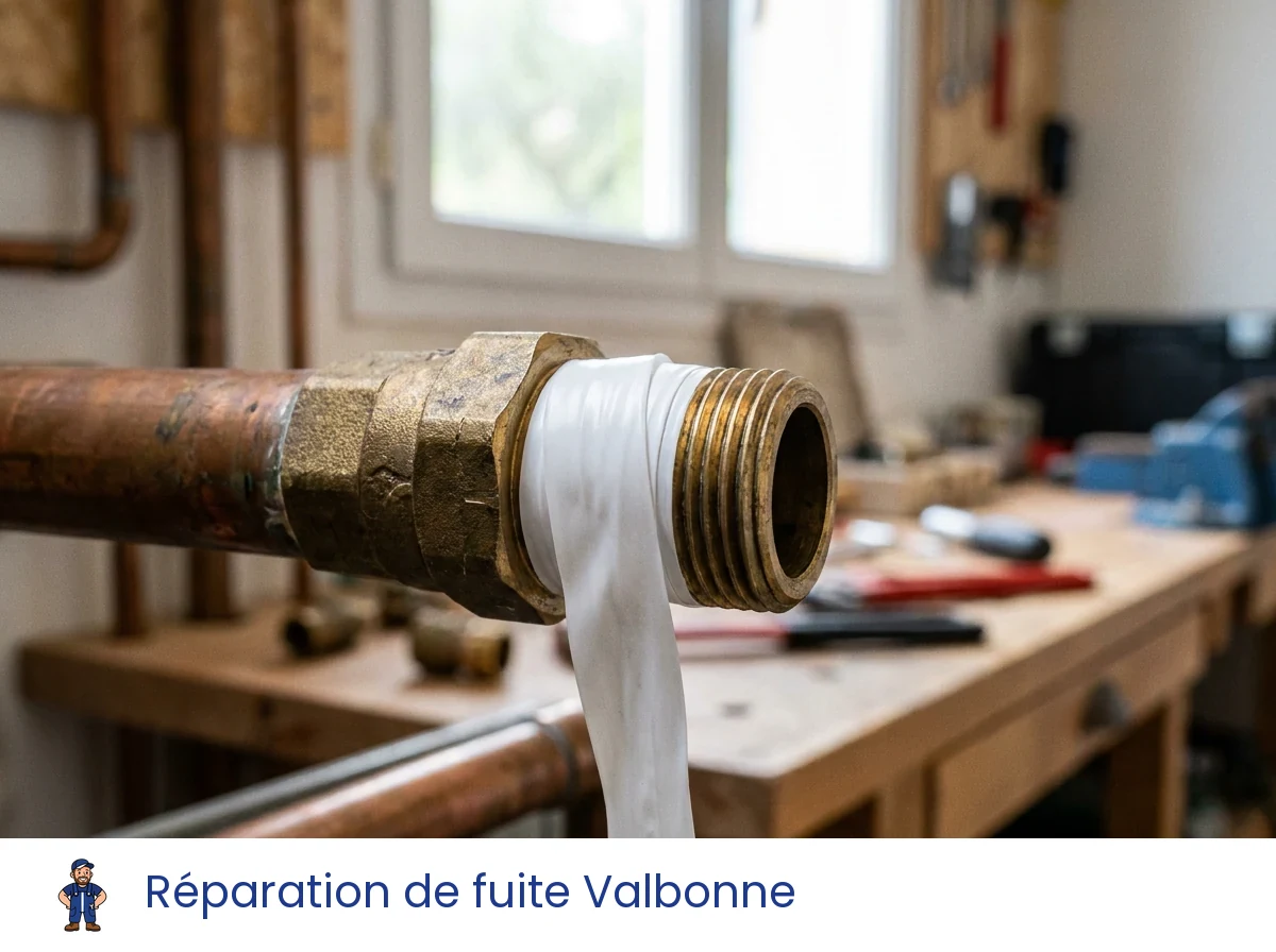 Réparation de fuite à Valbonne