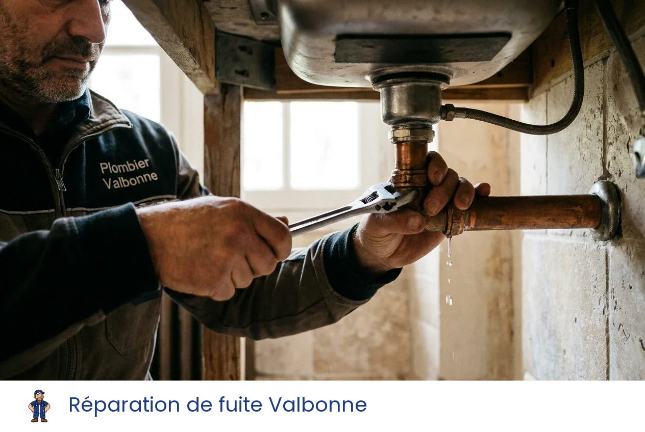 Réparation de fuite à Valbonne